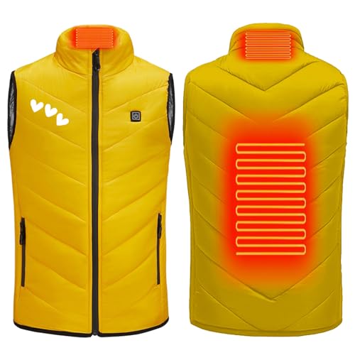 Boys Girls Electric Heated Gilet Kids Heated Vest 3 Temperature Levels Heated Waistcoat Children USB Heat Body Warmer