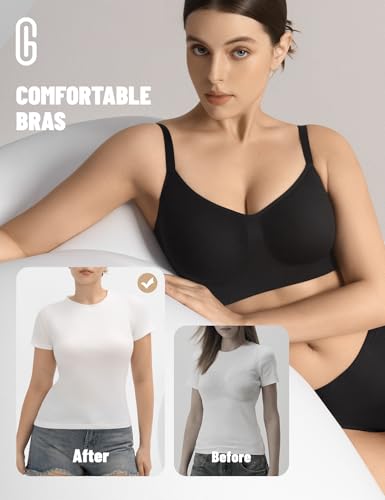 Bralettes for Women with Support Comfortable Bras No Underwire Seamless Everyday Bras3