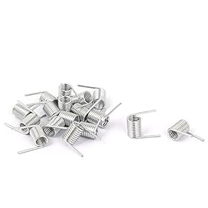 Uxcell 17Stk Verzinkt Torsionsfeder 0.7mmx5.8mmx8mm