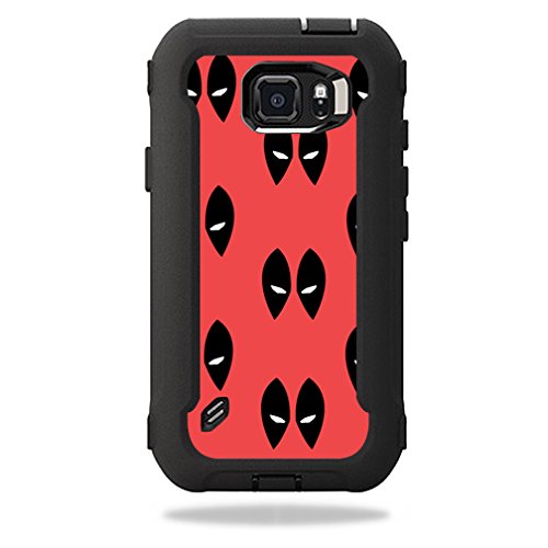 MightySkins Skin Compatible with OtterBox Defender Galaxy S6 Active Case wrap Cover Sticker Skins Dead Eyes Pool