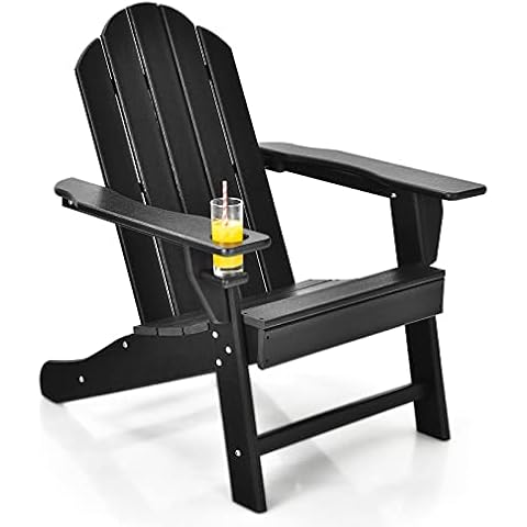 COSTWAY Weather Resistant Folding Adirondack Chair Cover
