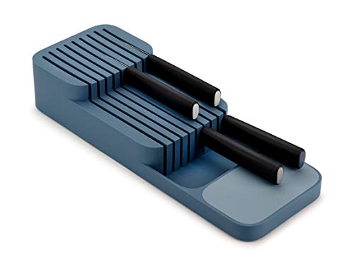 Joseph Joseph DrawerStore Knife Organizer, Block, Blue - Thumbnail 2
