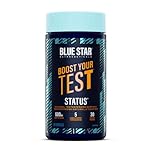 Blue Star Nutraceuticals Status - Natural Testosterone Support, Helps Increase Testosterone Levels & Muscle Strength, Clinically Researched Ingredients, 90 Veggie Caps, 30 Day Supply (NPN 80083809)