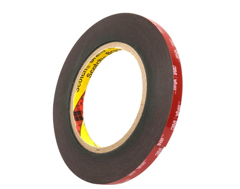 GoFire3m Double Sided Tape 10mm x 3m Heavy Duty Waterproof Perfect for Automotive LED Strips Indoor Outdoor Applications Ultra Strong Adhesion Multi Purpose Mounting Solution