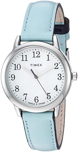 Timex Women's Easy Reader Leather Strap 30mm Watch
