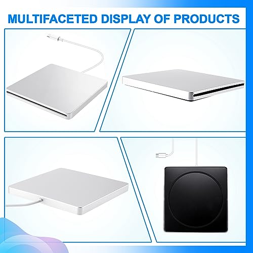 Unidad Externa USB CD/DVD Tipo C Plateada miniatura 7
