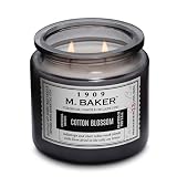 Colonial Candle Cotton Blossom Scented Jar Candle | 2-Wick Natural Soy Blend Wax Candle for Home...