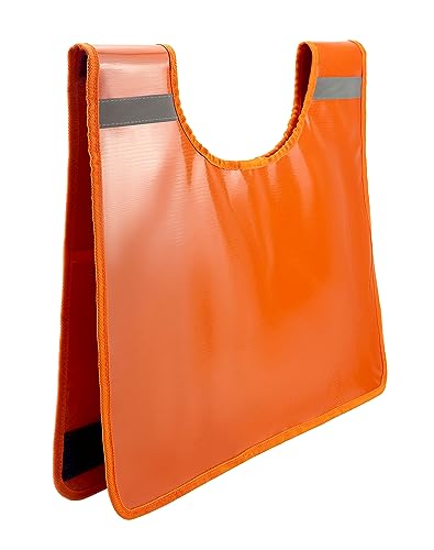 QWORK Winch Damper Heavy Duty Safety Recovery Dampener Recovery Line Dampener Car Off-Road Winch Rope Dampener Blanket with Pocket Orange 1 Pack