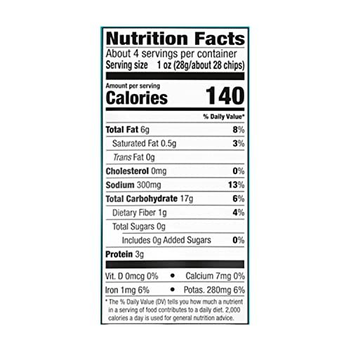 Enjoy Life Sea Salt Lentil Chips, Dairy Free Chips, Soy Free, Nut Free, Non GMO, Vegan, Gluten Free, 4 oz