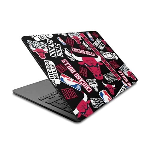Sticker MacBook Air 13.6 Chicago Bulls pour protéger et personnaliser sans résidu