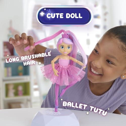 Muñeca bailarina Lena con escenario y varita miniatura 5
