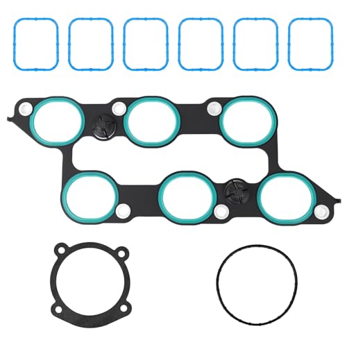 Image of MS972401 Lower Upper Intake Manifold Gasket Set, Compatible with G MC Acadia 3.6L 2009-2016, Compatible with Buick Enclave 3.6L 2009-2017, Buick Lacrosse 3.6L 2012-2016, Replace MS19932