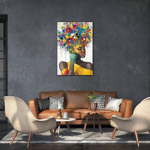 Art sur toile graffiti 30x45cm résolvant les murs blancs vides