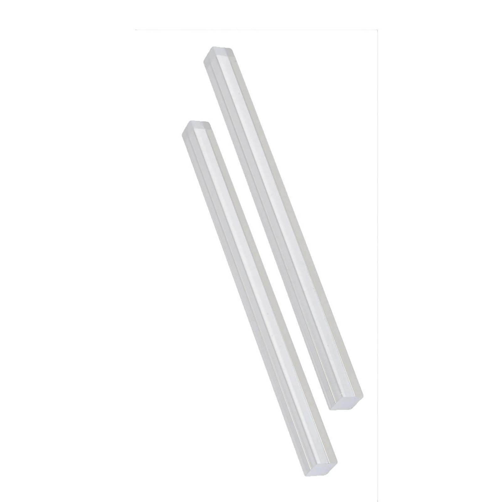 Amazon.co.jp: アクリル丸棒、アクリル棒 2 個透明アクリル角棒