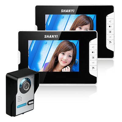 Videocitofono per esterni, 2 X TFT LCD da 7", con monitor e 1 X fotocamera