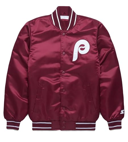 Men Philadelphia Lightweight Satin Outerwear Fans Team phillies varsity jacket for Men (S to 3XL)2