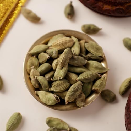 Image of Happy Tyohaar - Cardamom (Elaichi) for Pooja - 10g Whole Green Cardamom | Sacred Spice for Puja, Havan & Religious Rituals
