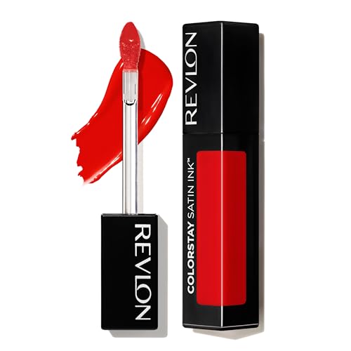 Revlon ColorStay Satin Ink Liquid Lipstick, Longwear Rich Lip Colors, Formulated with Black Currant...