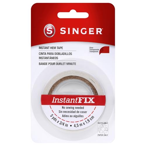 SINGER Instant Hem Tape, 3/4-Inch by 15-Foot