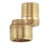Piedino curvo per rubinetto doccia, 2 connettori a S in ottone da 35 mm, adattatore da G1/2 a G3/4 con gamma regolabile di 140-160 mm, doppia sigillatura per prevenzione delle perdite per rinnovamento
