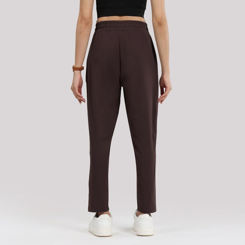 Image of BlissClub Women Mid Rise Tapered Casual Pants