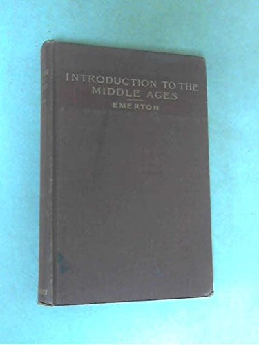 An Introduction to the Study of the Middle Ages... B00085BQ0K Book Cover