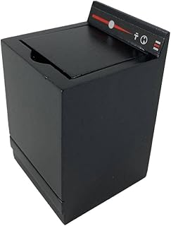 Melody Jane Dolls Houses Dollhouse Black Top Loading Washing Machine Miniature Kitchen Appliance 1:12