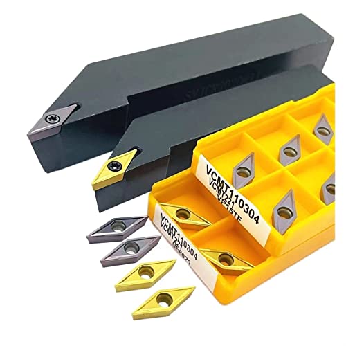 Insertos de carburo Vcmt110304 Ue6020 con portaherramientas SVJCR1010H11