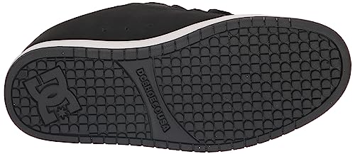Image of DC Men's Court Graffik Casual Skate Shoes Black /Black /White 10