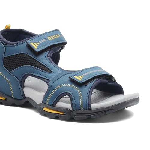 Image of ASIAN Vistara-47 Men's Sandals with Adjustable Straps, Cushioned Footbed & Anti-Skid Sole | Stylish Outdoor Sandals | Lightweight, Ideal for Travel & Beach