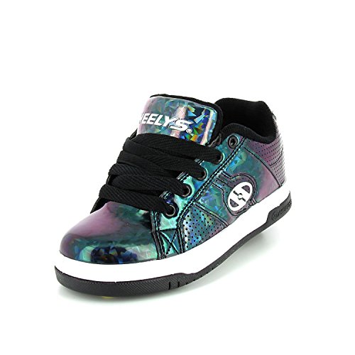 Heelys Split, Scarpe da Ginnastica Unisex-Adulto, Nero (Black/Hologram), 36.5 EU