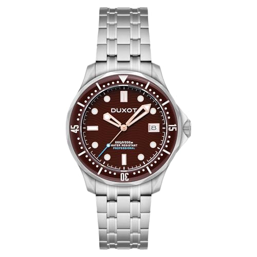 Image of DUXOT Henri Men's Automatic Dive Watch - Japanese Movement, 41mm Stainless Steel Case, Water Resistant 200m, Stainless Steel Bracelet, DX-2060