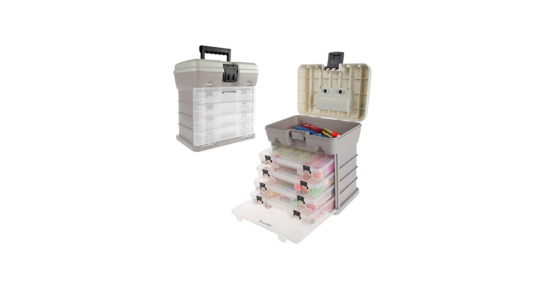 ACTIF4 Leisure BOX アクティフ・フォー　レジャーボックス Storage Tool Box Organizer - Utility Box with 4 Drawers and