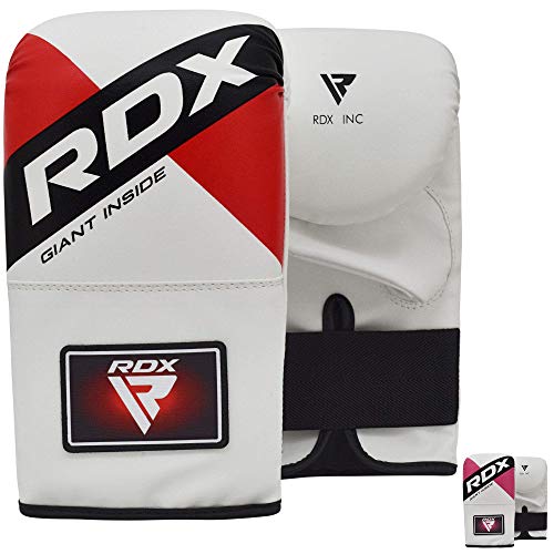 RDX Guantes de Saco para Entrenamiento Puñetazos, Maya Hide Cuero Mitones para Boxeo, Muay Thai, Artes Marciales, Sparring, Kick Boxing, MMA, Guantillas para Manoplas, Combate Training, Punching Bag