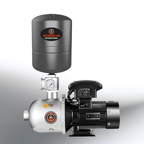 Image of HYDRO TANK PLUS 24L Hydro Pneumatic Pressure Tank | Compatible with Grundfos Pumps | Grey Pressure Booster Vessel for Water Supply & Pump Systems - Gray