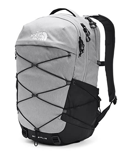 Image of The North Face Borealis Commuter Laptop Backpack, Meld Grey Dark Heather /TNF Black, One Size