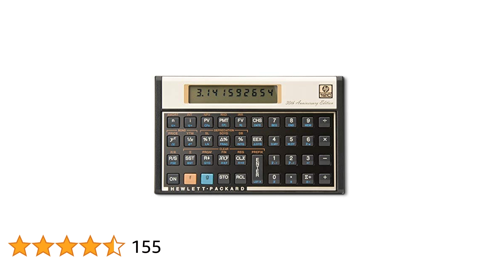 HP 12c Financial Calculator, 30th Anniversary Edition