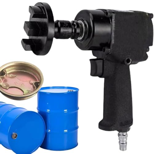 Pneumatische Trommelverschließmaschine - Hochgeschwindigkeitsversiegelungswerkzeug für 200L Fässer, 7000RPM, 1/4 Zoll Lufteinlass für Industrieverpackungen