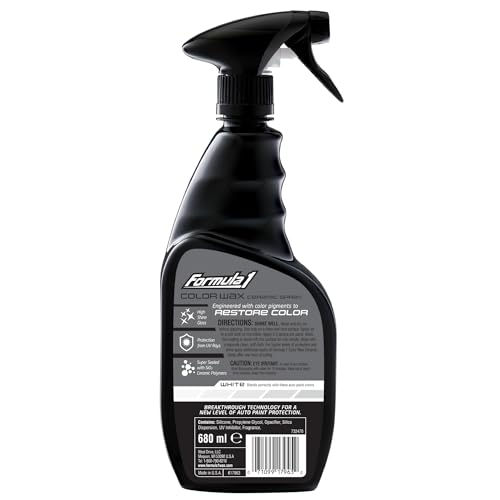 Image of Formula 1 Ceramic Color Spray Wax for White Cars, 680ml