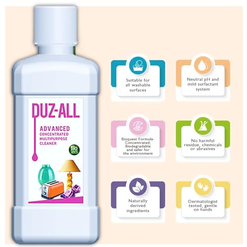 Image of Discover Duz All Multi-Purpose Floor Cleaner by Modicare Advanced Formula Concentrated Cleaning Power Biosafe for Clothes Cleaning Products NORTHWOODS