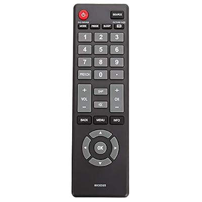 New NH303UD sub NH305UD Remote fit for Emerson TV NH310UP LE391EM4 LF280EM5 LF280EM5F LF320EM4F LF320EM5F LF391EM4 LF391EM4A LF391EM4F LF401EM5 LF401EM5F LF501EM5 LF501EM5F LF551EM5 LF551EM5F