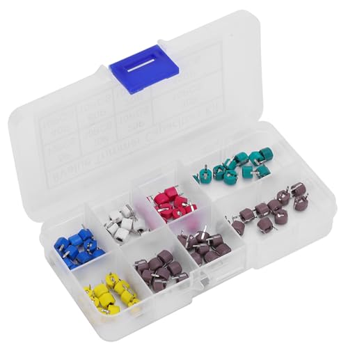 Condensateurs variables robustes 6 mm avec boîte de rangement pour électronique - 6