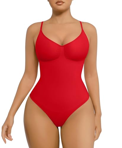 Women's Tummy Control Shapewear Bodysuit with Seamless Sculpting