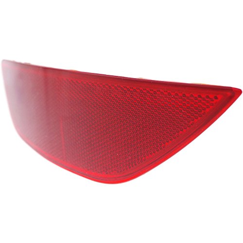 Evan Fischer Bumper Reflector Compatible With 2011-2019 Ford Fiesta Hatchback Rear Driver Side FO1184107