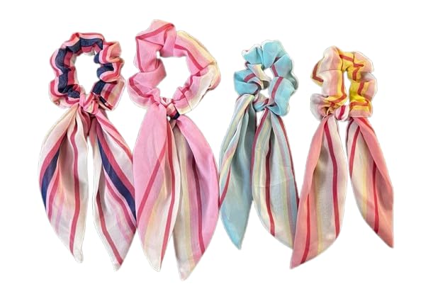 Image of DEEPTI CHANDNA D,Scrunchies, Set for Girls,Scrunchies for Women,Best gift for Sister