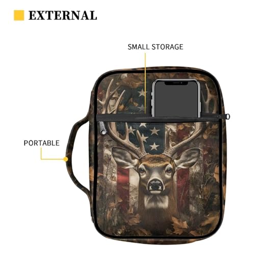 Large Bible Cover with Handle, Bible Carrying Case for Women Men, Bible Tote Bag, Book Cover, Bible Accessories Gift4