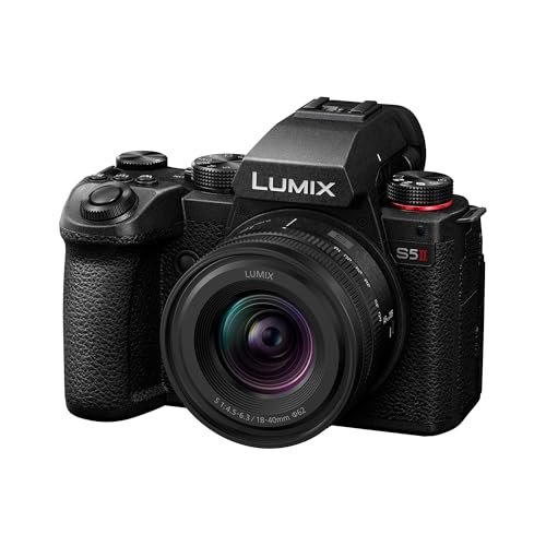 Panasonic DC-S5M2NE LUMIX DC-S5M2 Full Frame Mirrorless Camera Body, 4K 60P and 6k 30P Video...
