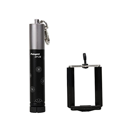 Image of Fotopro Mini Pocket Tripod with Mount for iPhone 6 Selfie Stick with Phone Holder Clip for Phone 5 5s 6s and Samsung Galaxy Phones and 1 /4 inch Screw Table Tripod