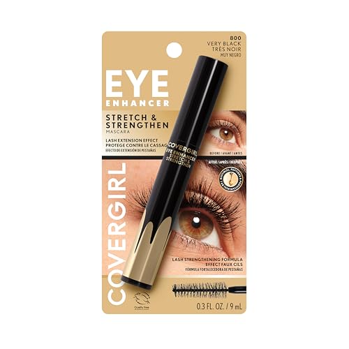 COVERGIRL Eye Enhancer Stretch & Strengthen Mascara - 800 - Very Black, 9ml (0.3 fl oz) - image 8