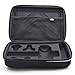 Joylab Carrying Case, Hard Protective EVA Case Impact Resistant for Massage Gun and Sleeve Pocket Accessories Pouch Smooth Coating Zipper Wallet Black